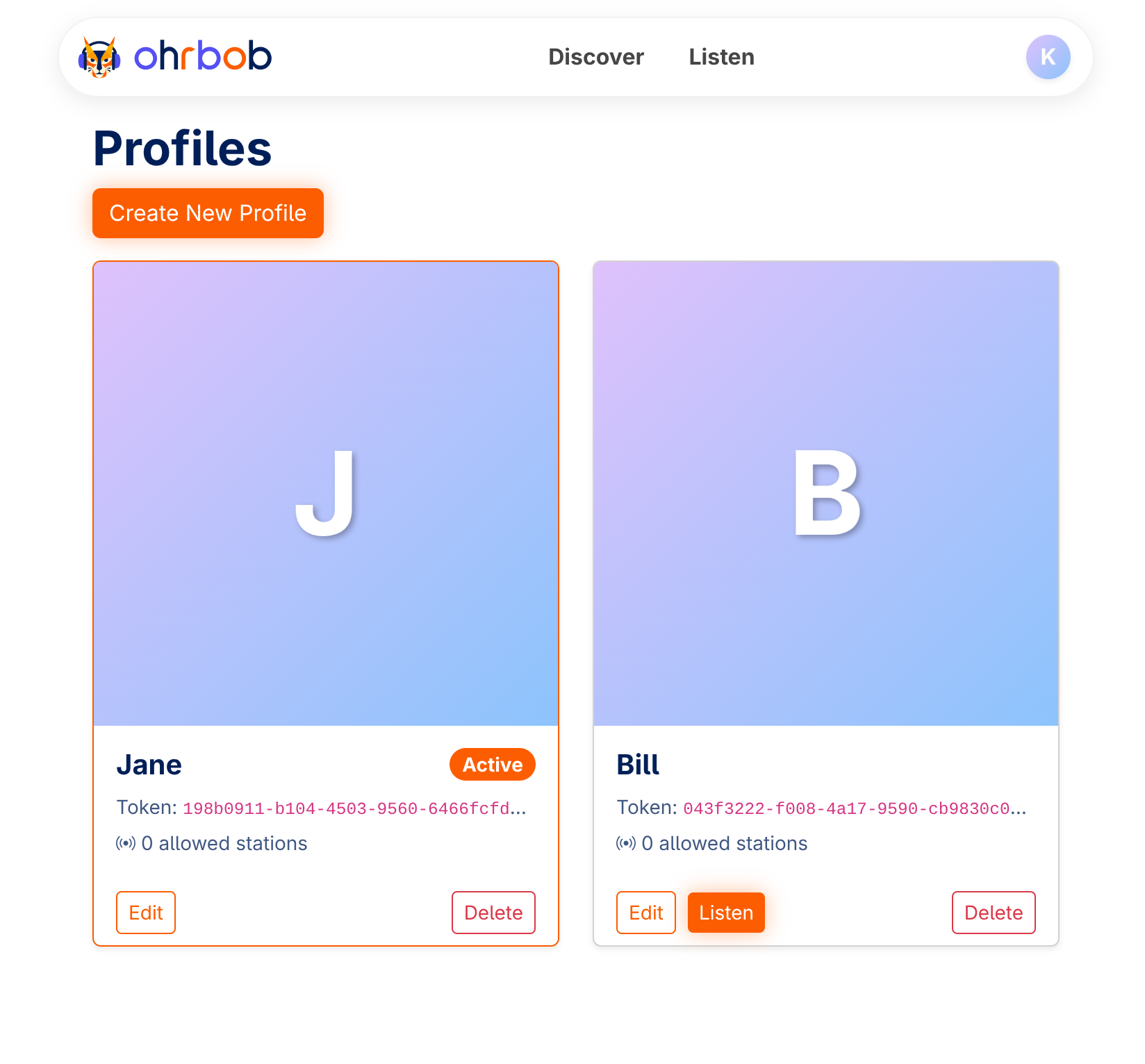 Profiles for everyone